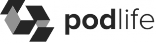 Podlife logo.